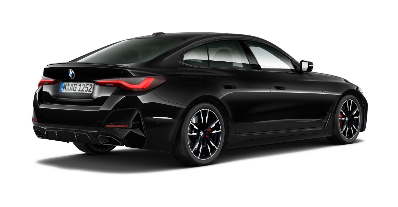 BMW BMW 4er in Schwarz von hinten BMW BMW 4er in Schwarz von hinten