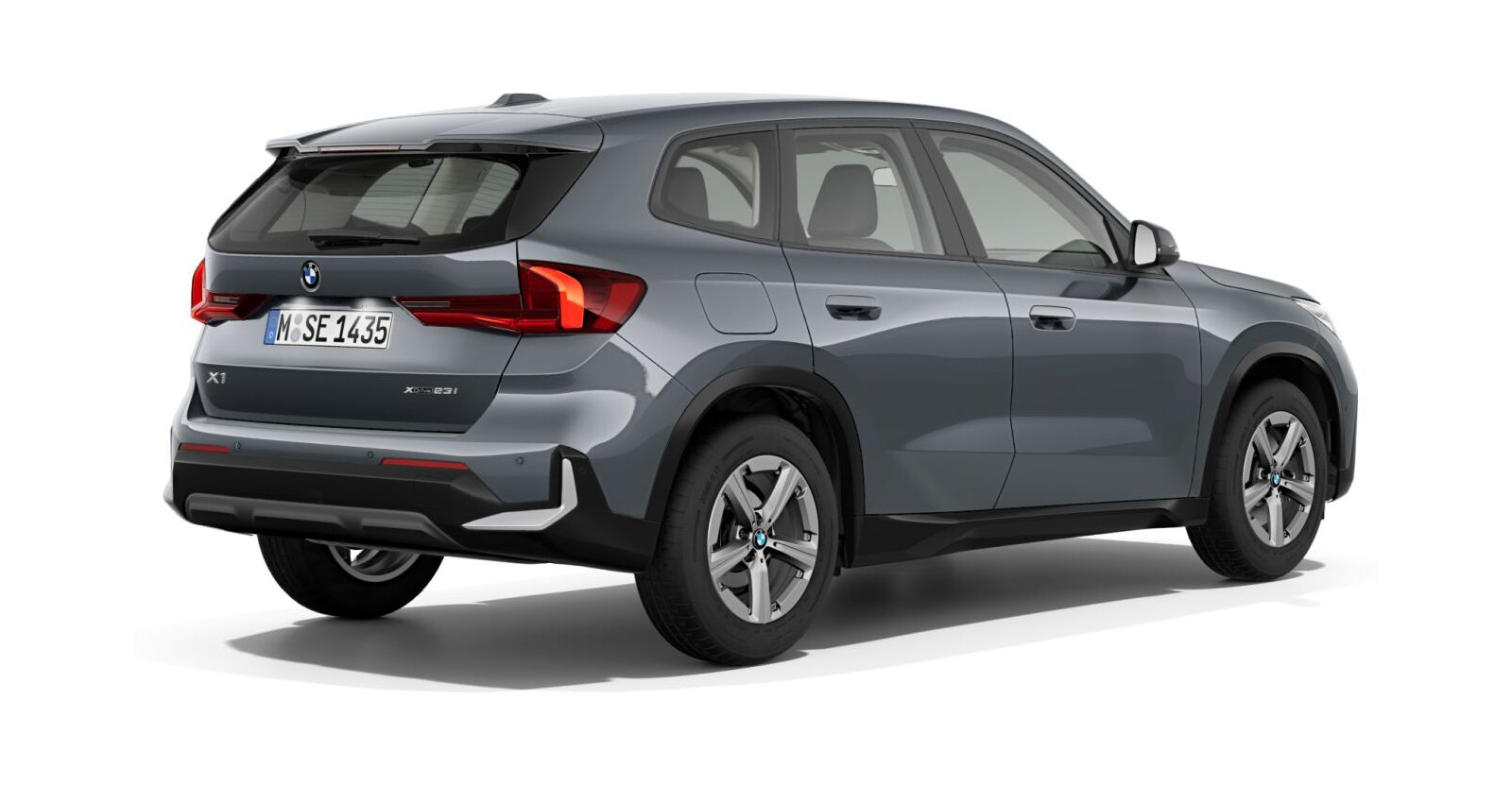 BMW BMW X in Grau von hinten BMW BMW X in Grau von hinten