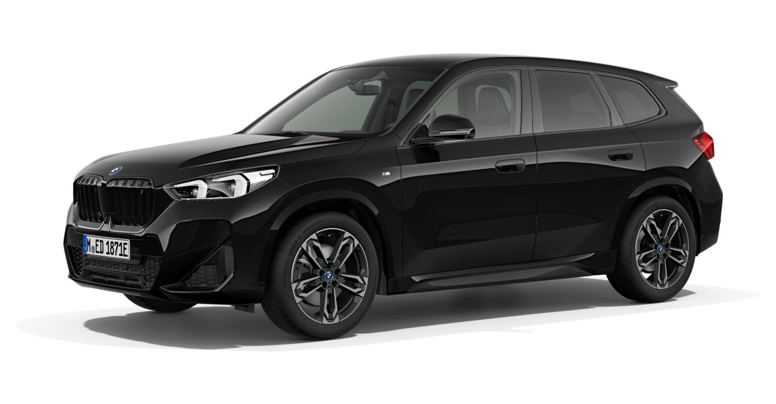 BMW BMW I in Schwarz von vorne BMW BMW I in Schwarz von vorne