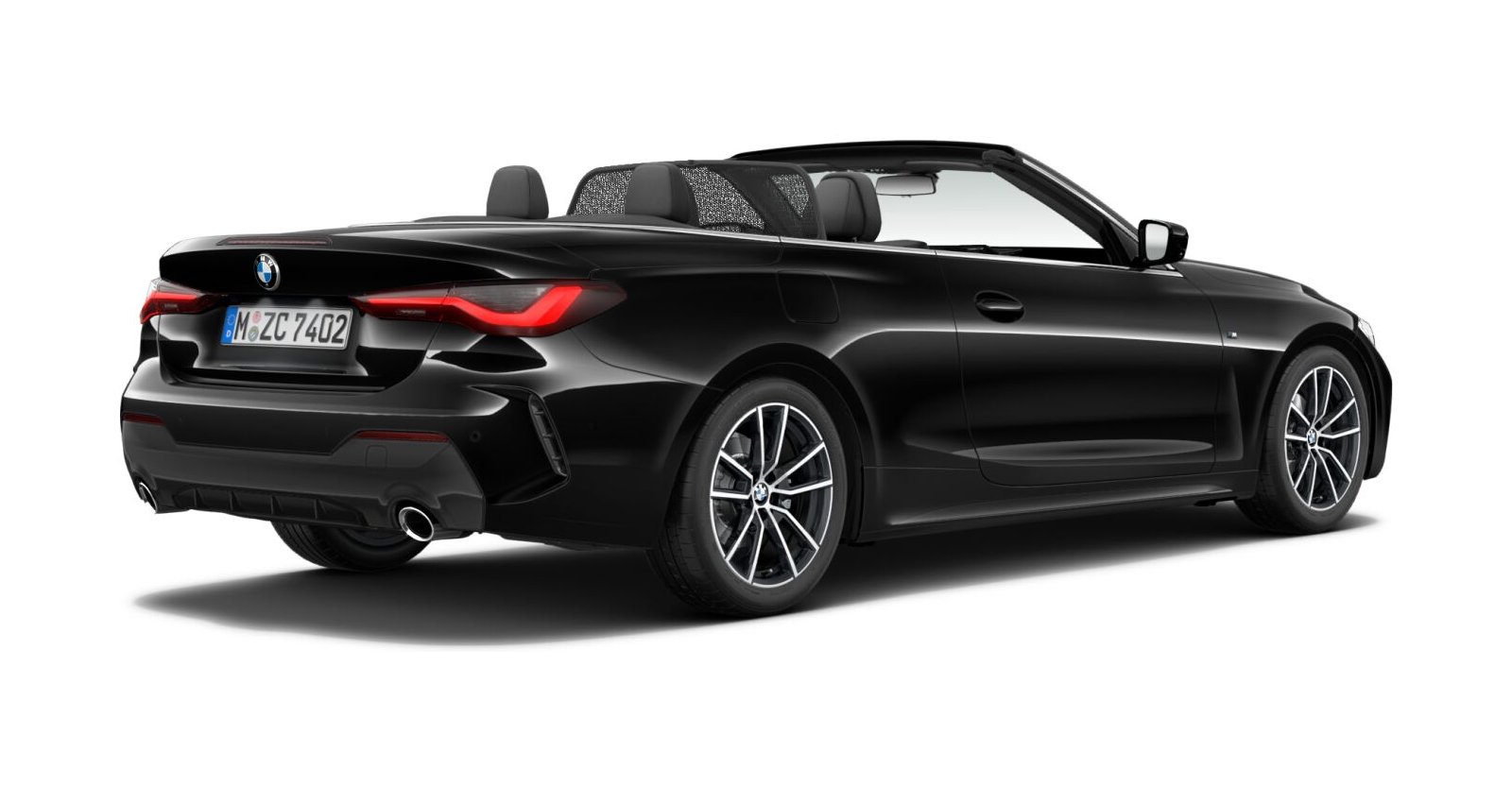 BMW BMW 4er in Schwarz von hinten BMW BMW 4er in Schwarz von hinten