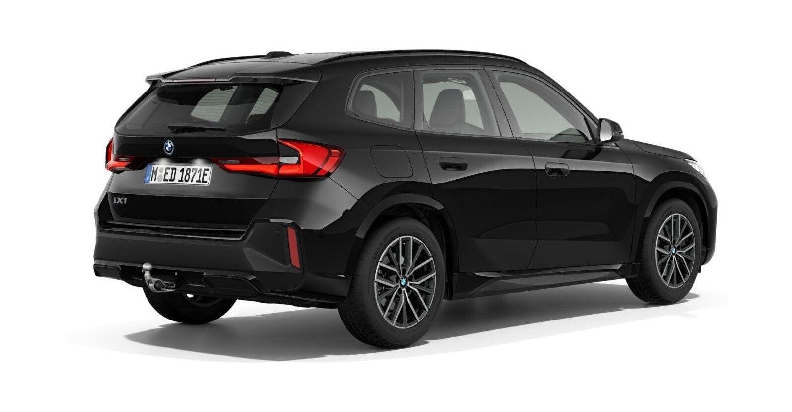 BMW BMW I in Schwarz von hinten BMW BMW I in Schwarz von hinten