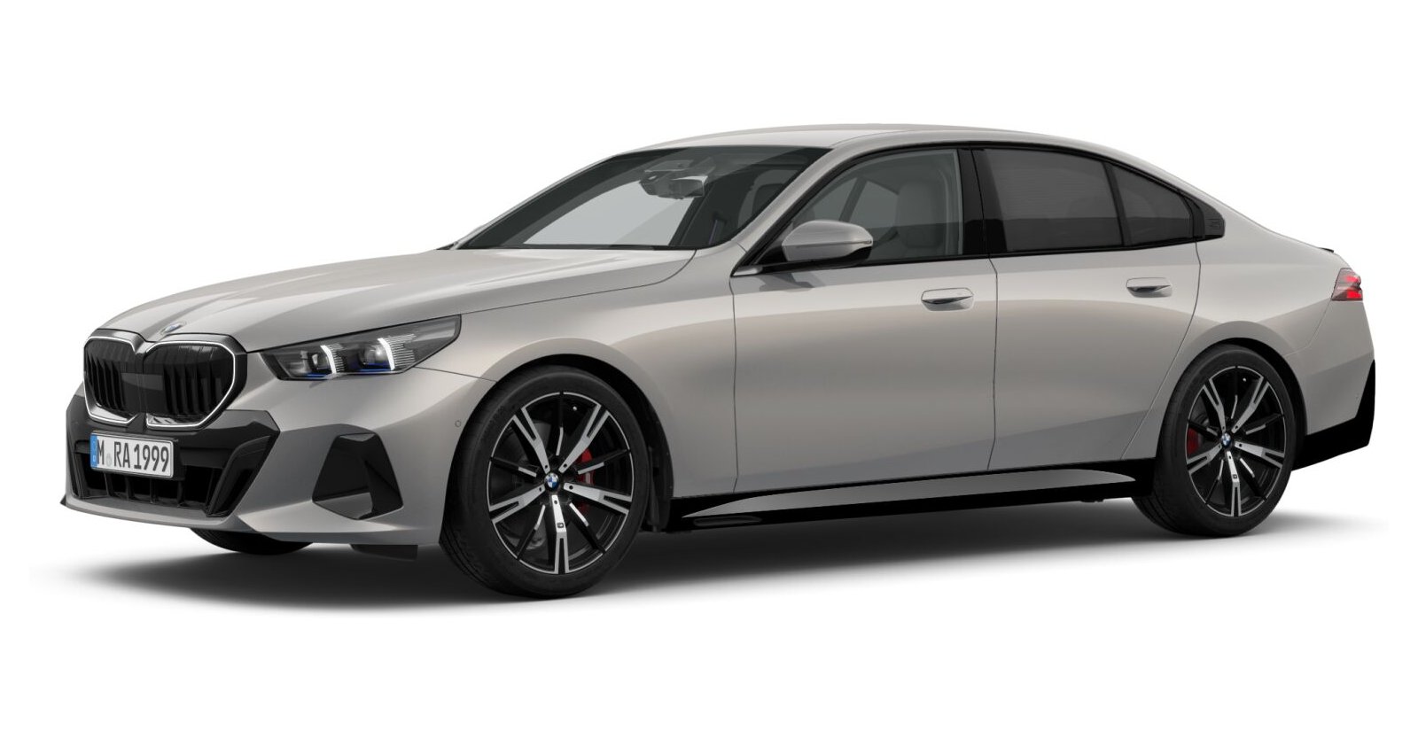 BMW 520i Limousine in Grau von vorne BMW 520i Limousine in Grau von vorne