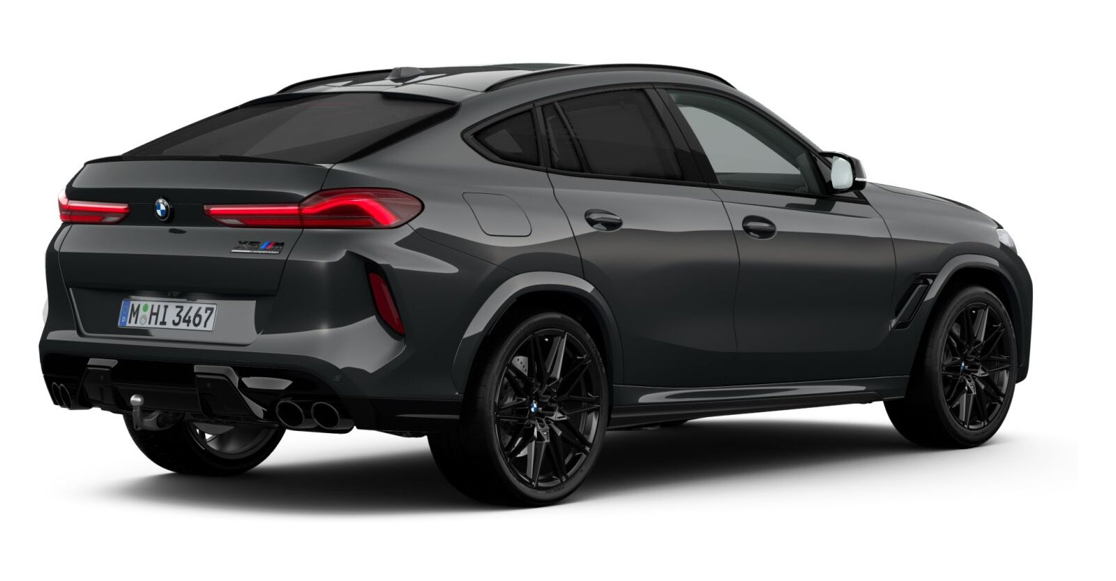 BMW BMW M in Grau von hinten