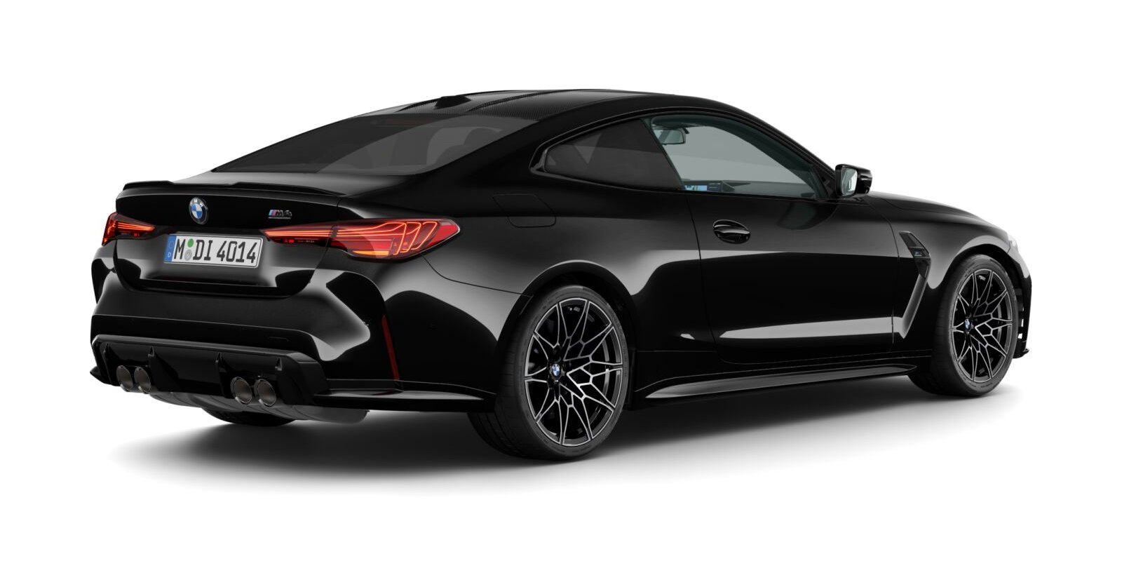 BMW BMW M in Schwarz von hinten BMW BMW M in Schwarz von hinten