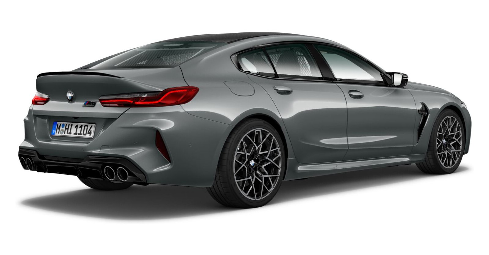 BMW BMW M in Grau von hinten