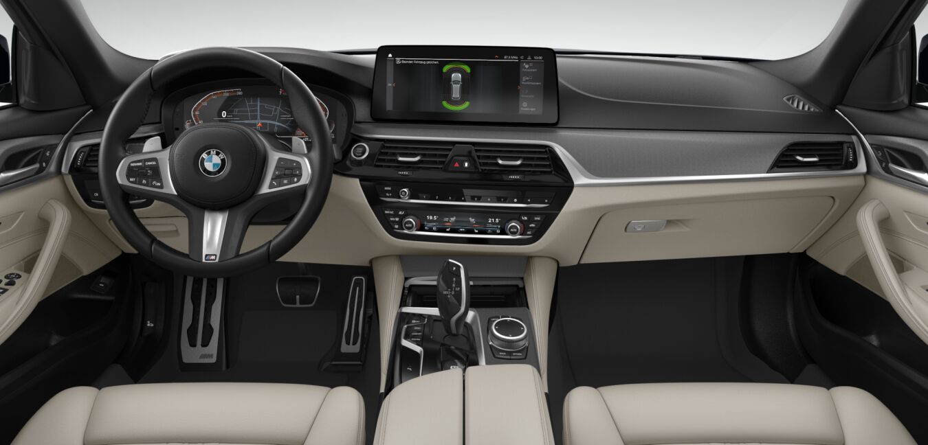 BMW BMW 5er im Innenraum von vorne BMW BMW 5er im Innenraum von vorne