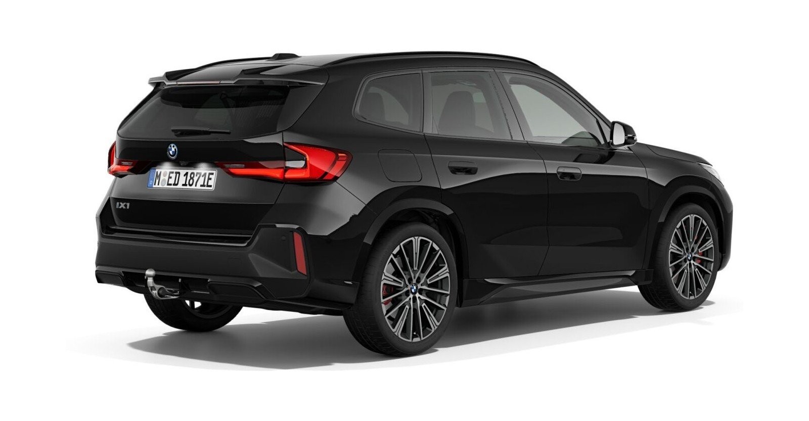 BMW BMW I in Schwarz von hinten BMW BMW I in Schwarz von hinten