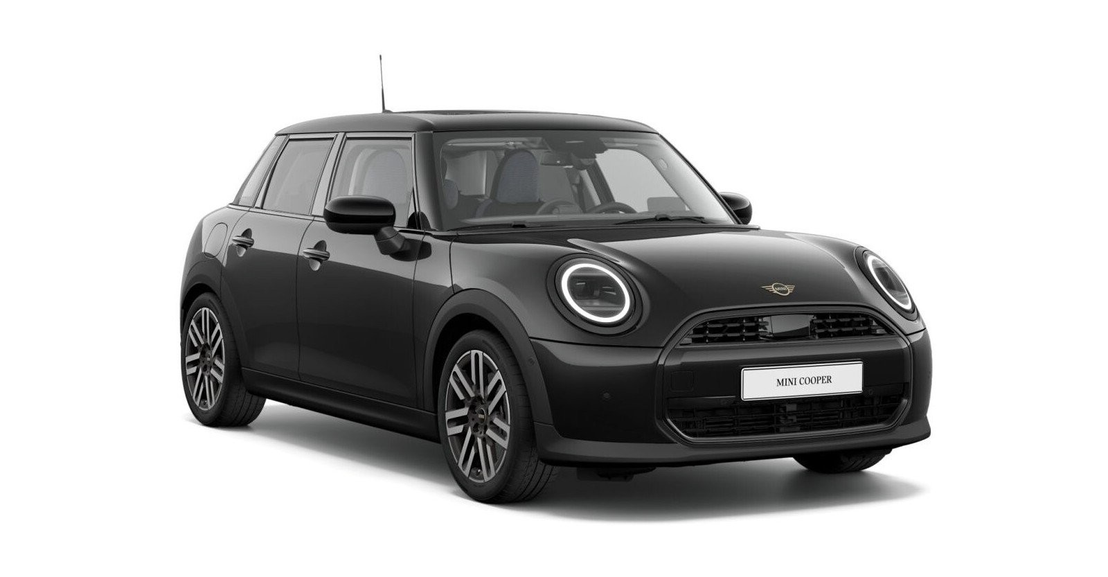 MINI Cooper C in Schwarz von vorne MINI Cooper C in Schwarz von vorne