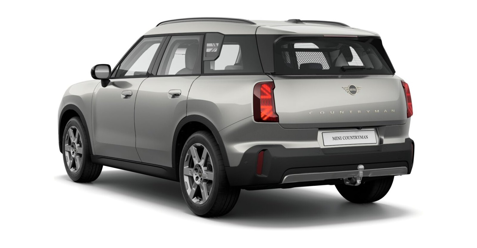 MINI MINI Countryman in Silber von hinten