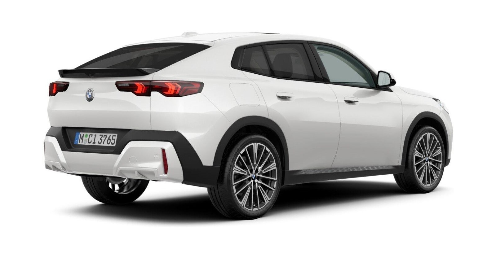 BMW BMW X in Weiß von hinten BMW BMW X in Weiß von hinten