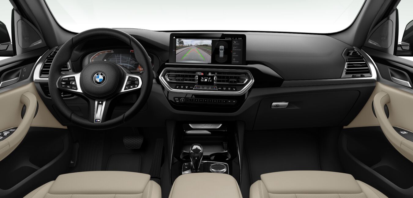 BMW BMW X im Innenraum von vorne