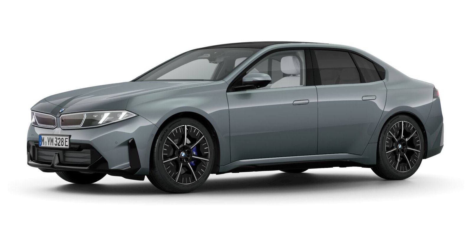 BMW i3 50 xDrive in Grün von vorne