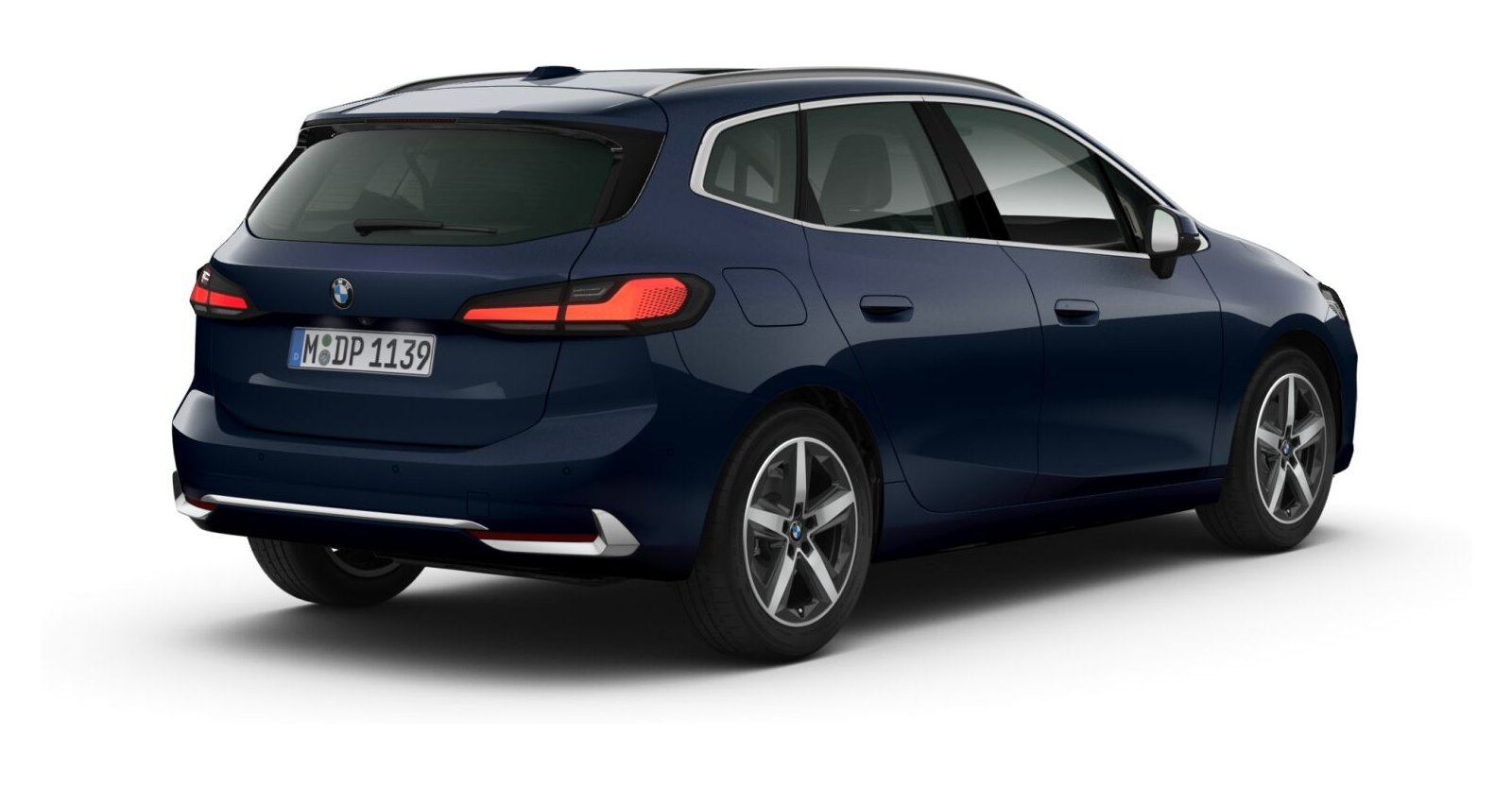 BMW BMW 2er in Blau von hinten BMW BMW 2er in Blau von hinten