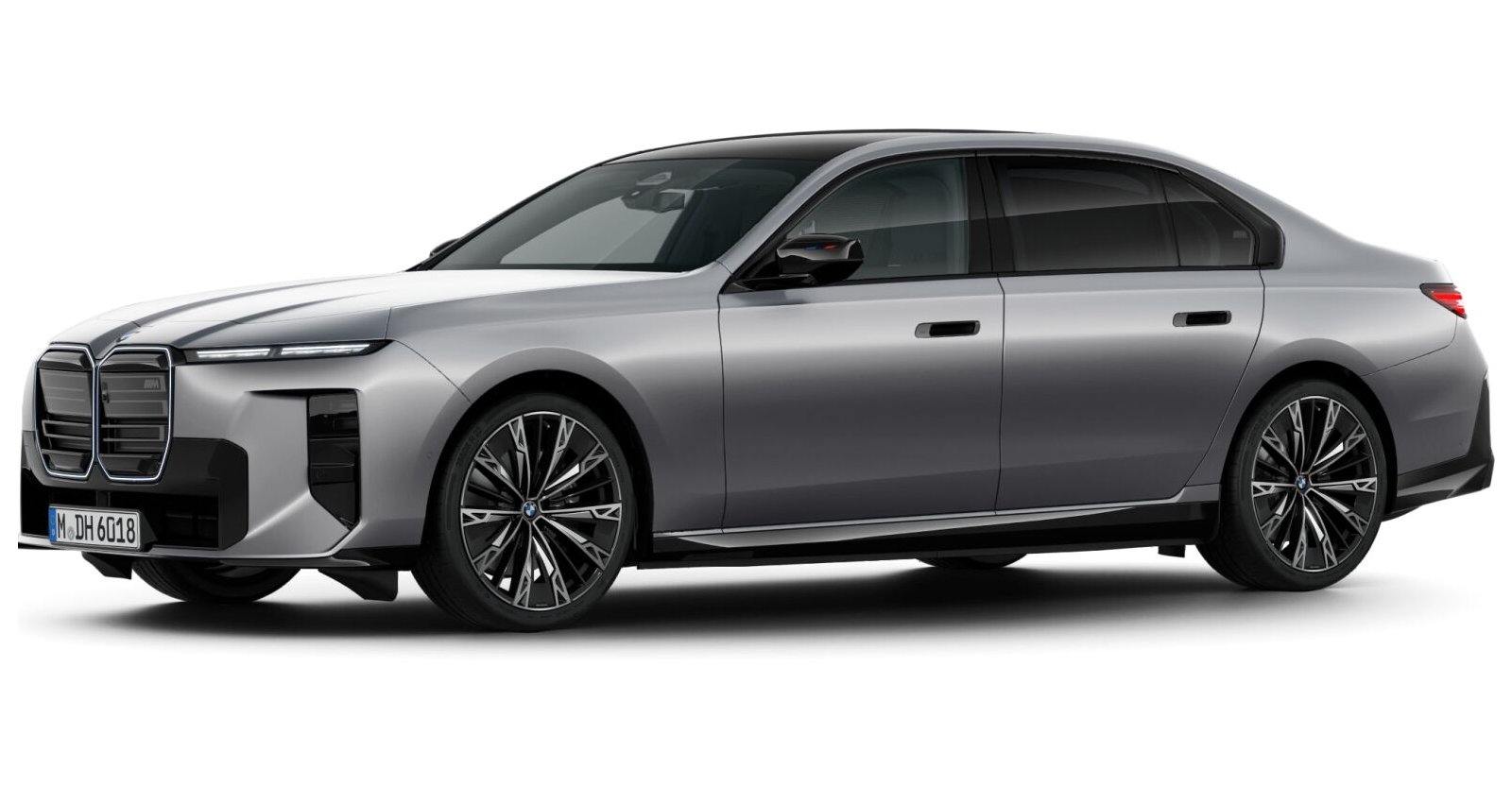 BMW BMW I in Silber von vorne BMW BMW I in Silber von vorne