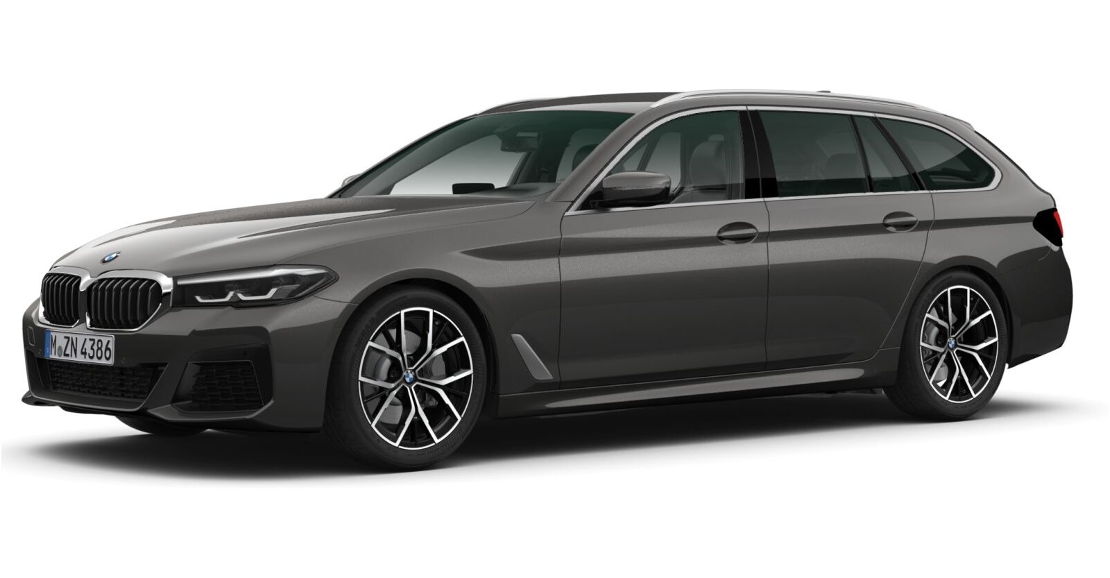 BMW BMW 5er in Grau von vorne BMW BMW 5er in Grau von vorne