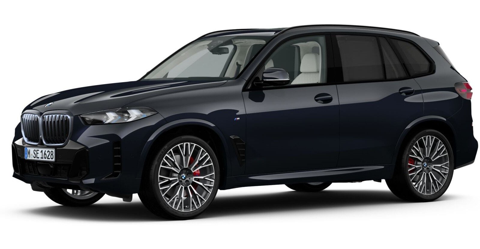 BMW X5 xDrive40d in Schwarz von vorne