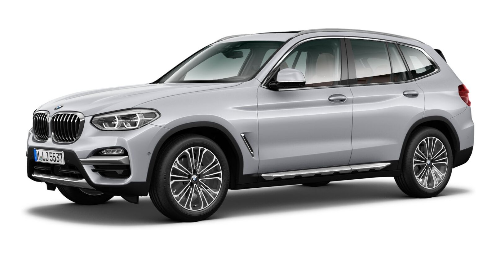 BMW BMW X in Silber von vorne BMW BMW X in Silber von vorne