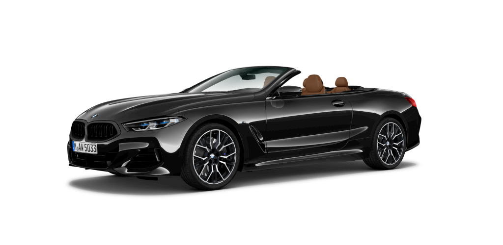 BMW BMW 8er in Schwarz von vorne BMW BMW 8er in Schwarz von vorne