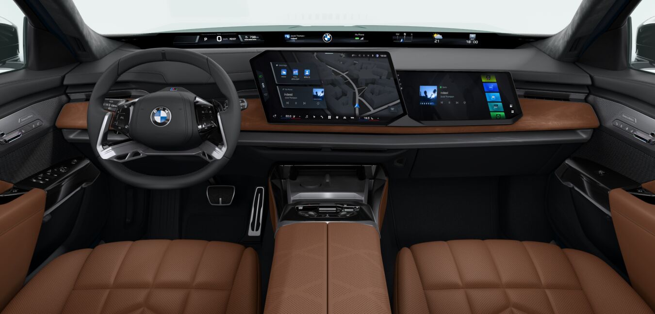 BMW BMW 7er im Innenraum von vorne BMW BMW 7er im Innenraum von vorne