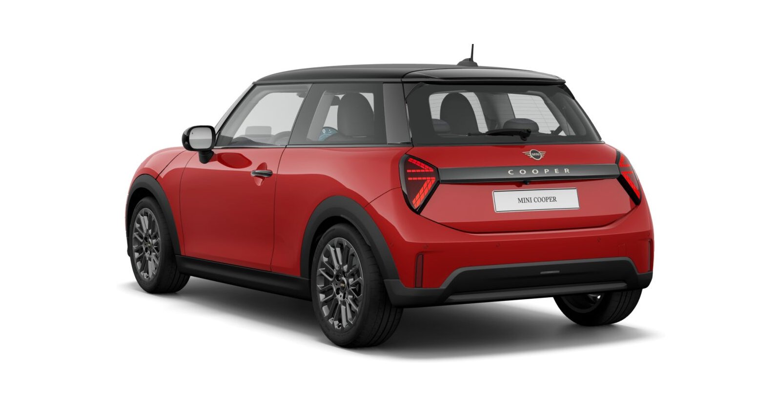 MINI MINI 3-Türer in Rot von hinten