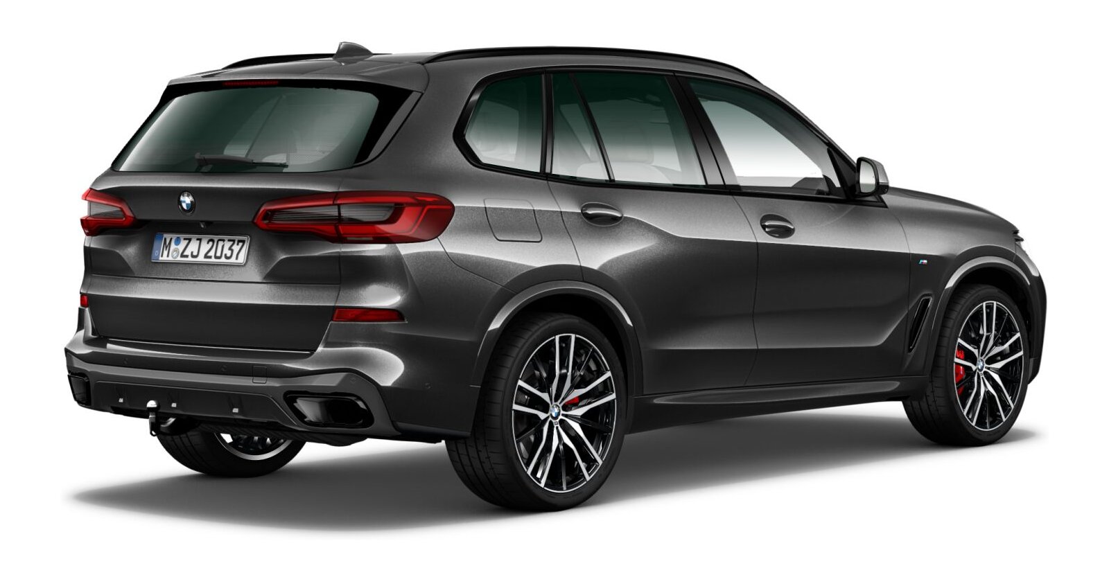 BMW BMW X in Grau von hinten BMW BMW X in Grau von hinten