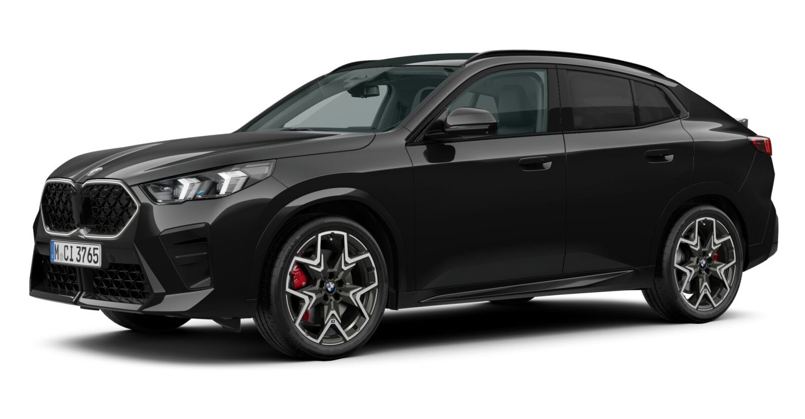 BMW X2 sDrive20i in Schwarz von vorne