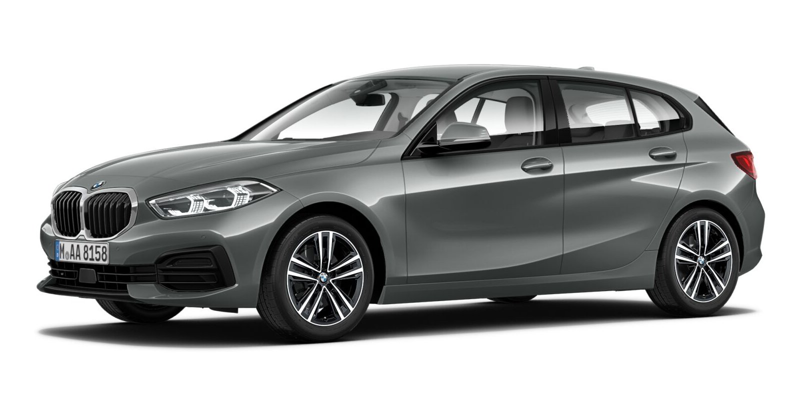 BMW BMW 1er in Grau von vorne BMW BMW 1er in Grau von vorne