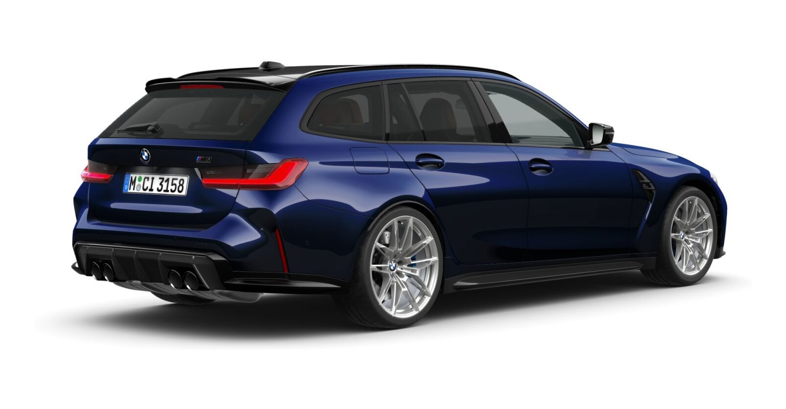 BMW BMW M in Blau von hinten BMW BMW M in Blau von hinten