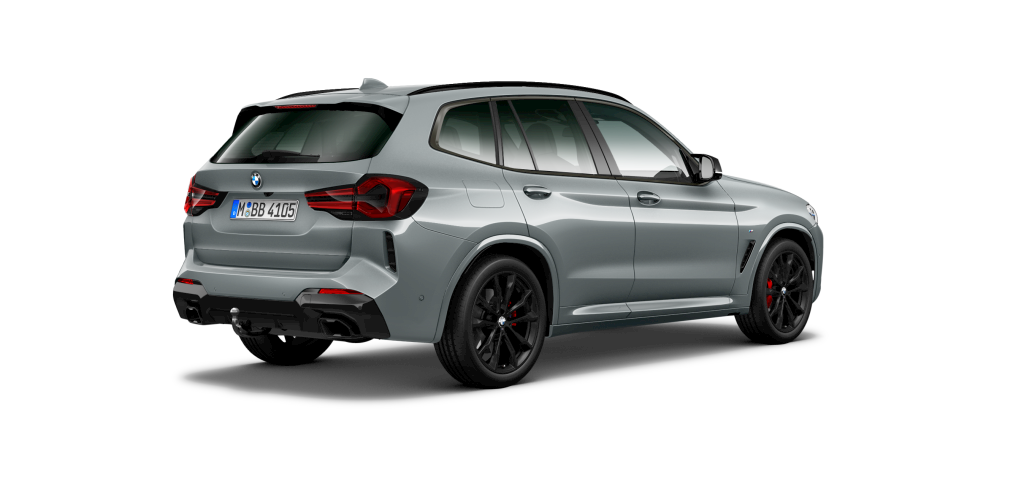 BMW BMW X in Grau von hinten BMW BMW X in Grau von hinten