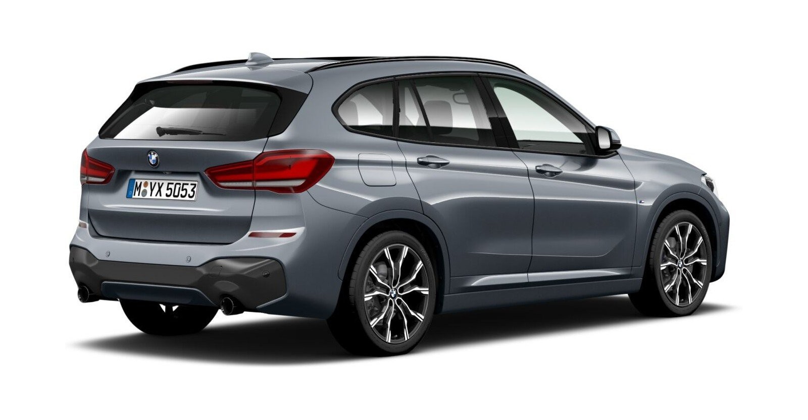 BMW BMW X in Grau von hinten BMW BMW X in Grau von hinten