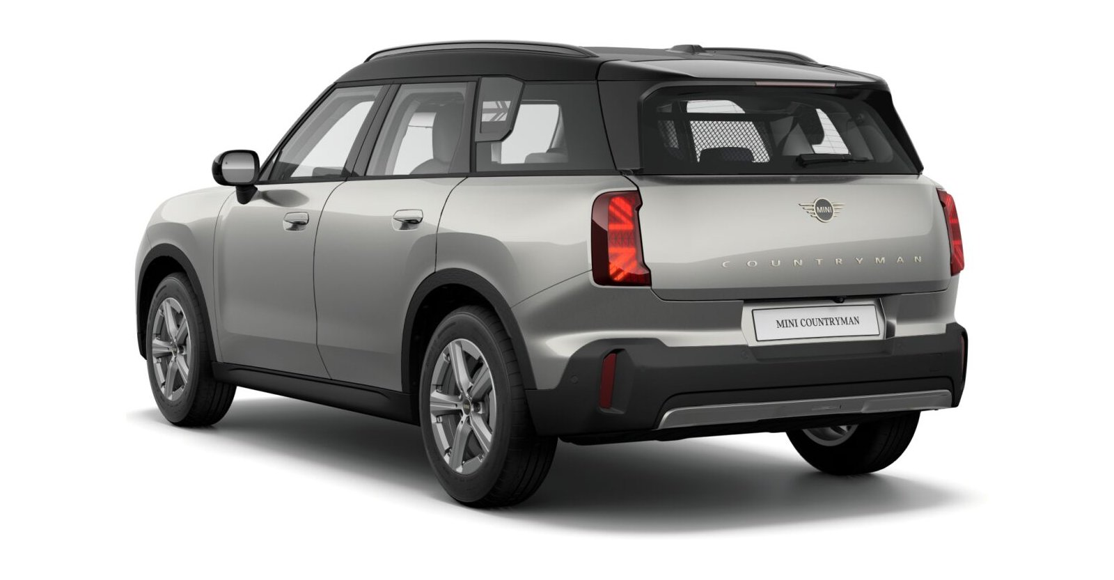 MINI MINI Countryman in Silber von hinten