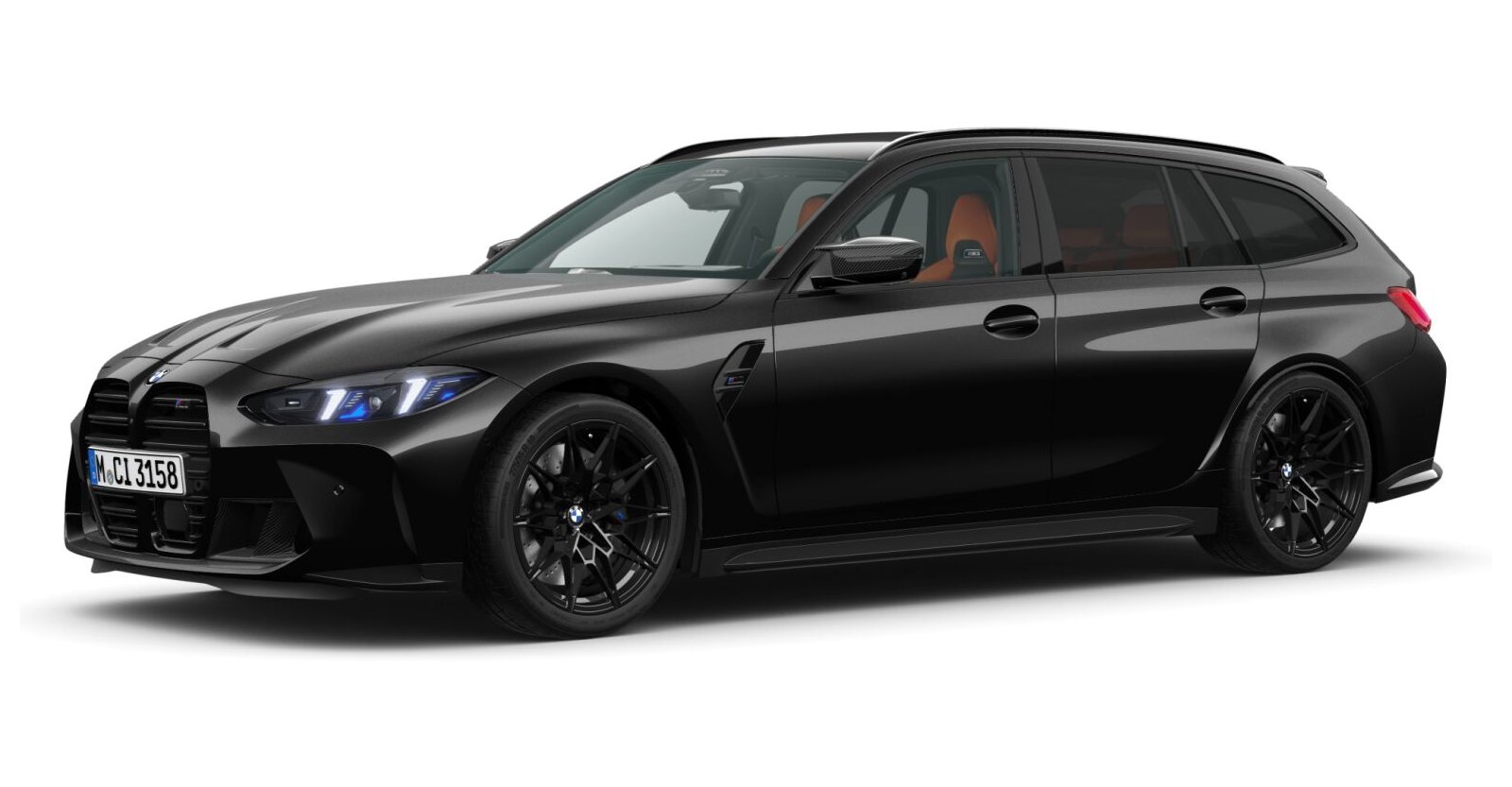 BMW BMW M in Schwarz von vorne BMW BMW M in Schwarz von vorne