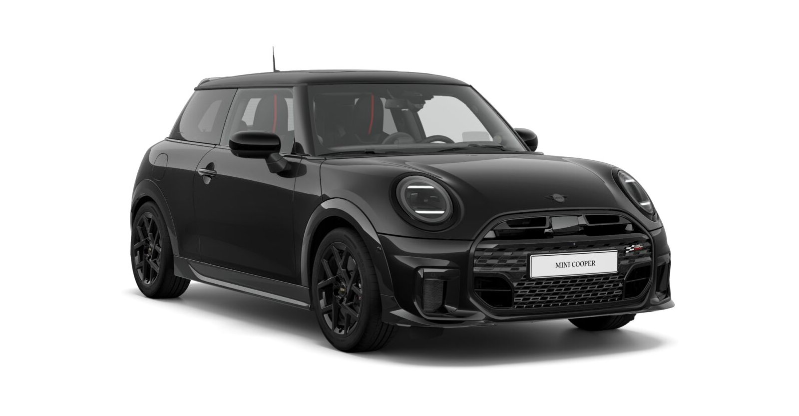 MINI Cooper S in Schwarz von vorne
