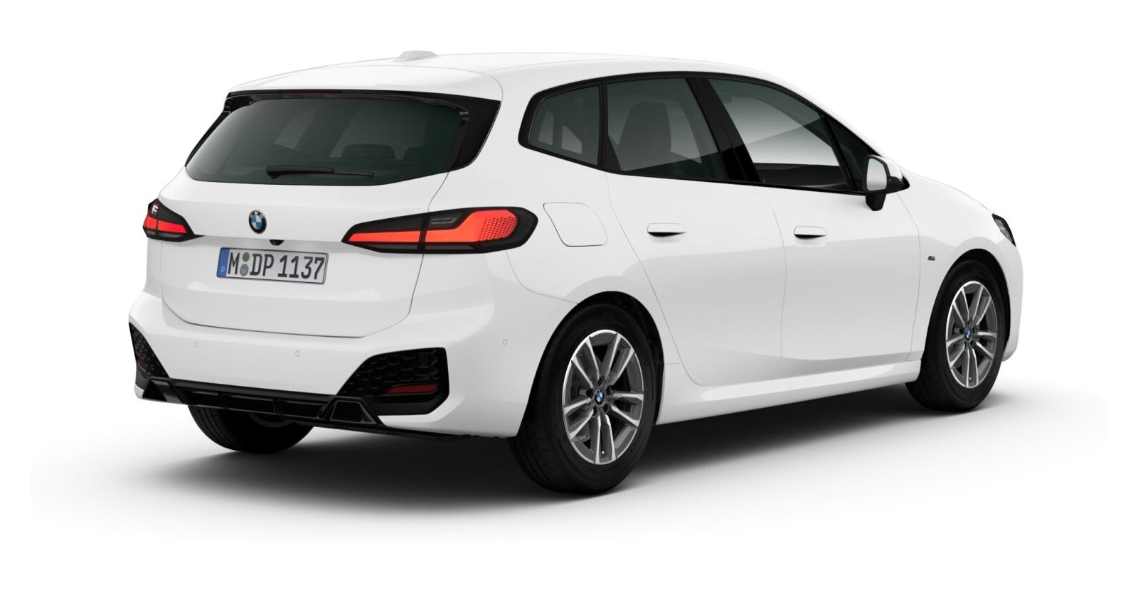 BMW BMW 2er in Weiß von hinten BMW BMW 2er in Weiß von hinten