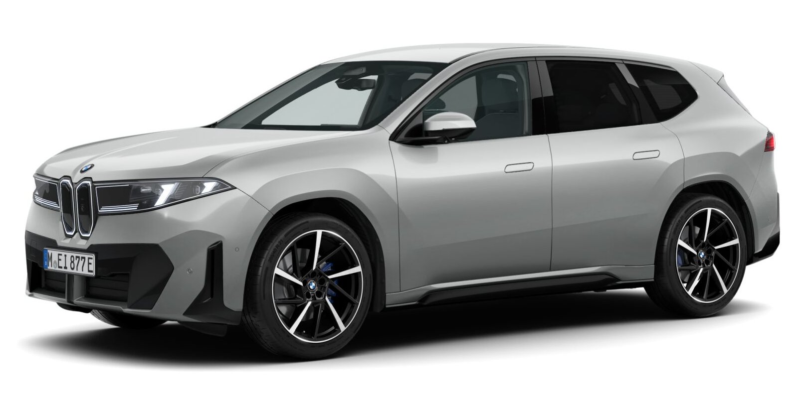 BMW iX3 40 in Grau von vorne