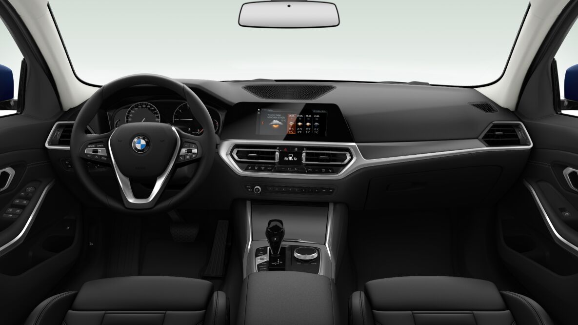 BMW BMW 3er im Innenraum von vorne BMW BMW 3er im Innenraum von vorne