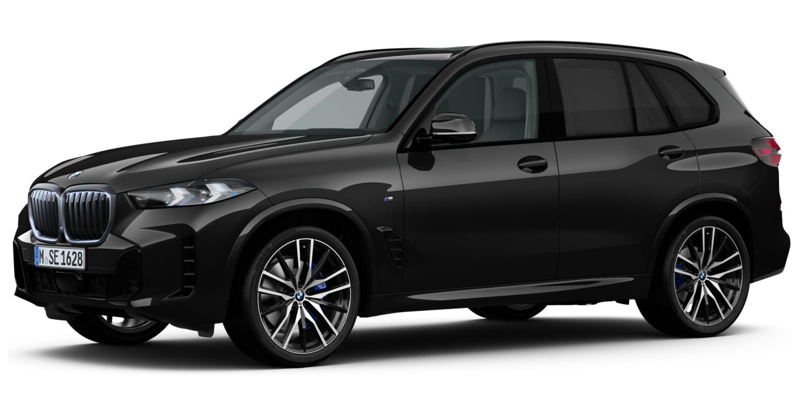 BMW X5 xDrive30d in Schwarz von vorne BMW X5 xDrive30d in Schwarz von vorne