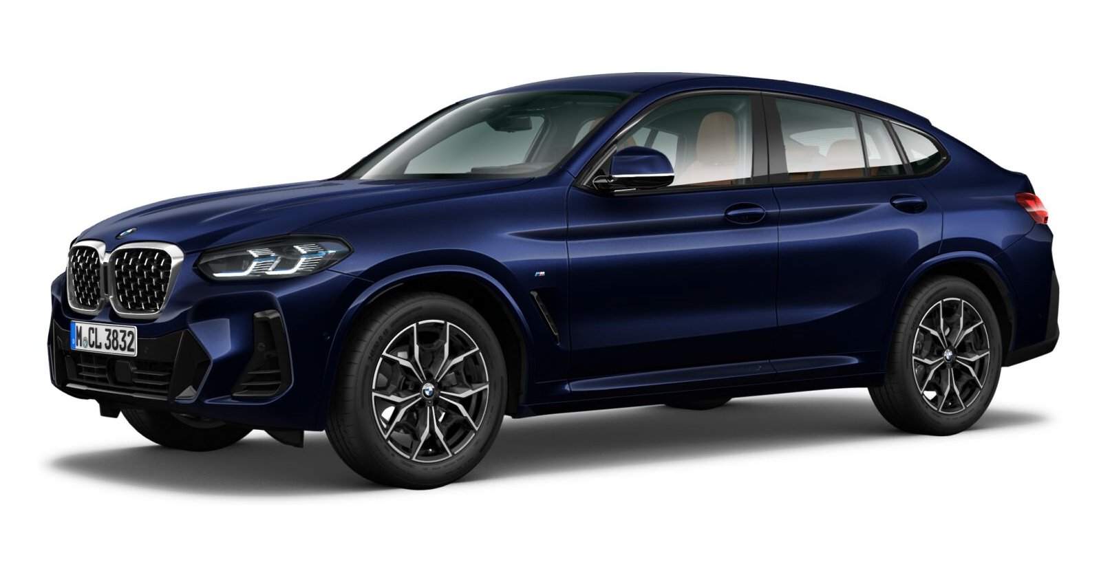 BMW BMW X in Blau von vorne BMW BMW X in Blau von vorne