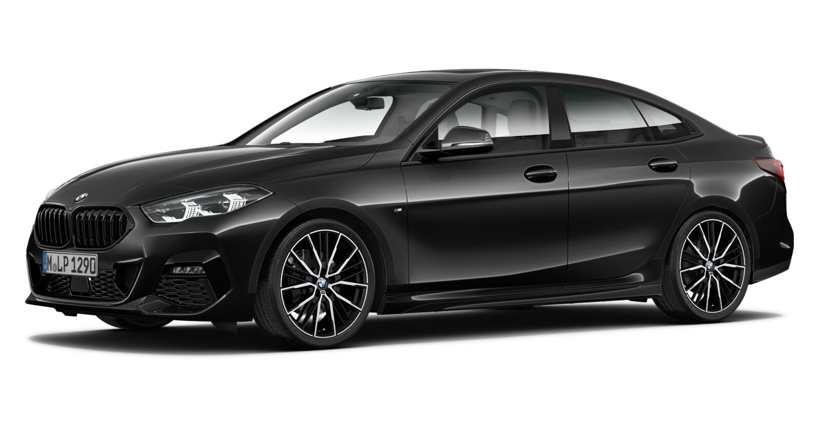 BMW BMW 2er in Schwarz von vorne BMW BMW 2er in Schwarz von vorne