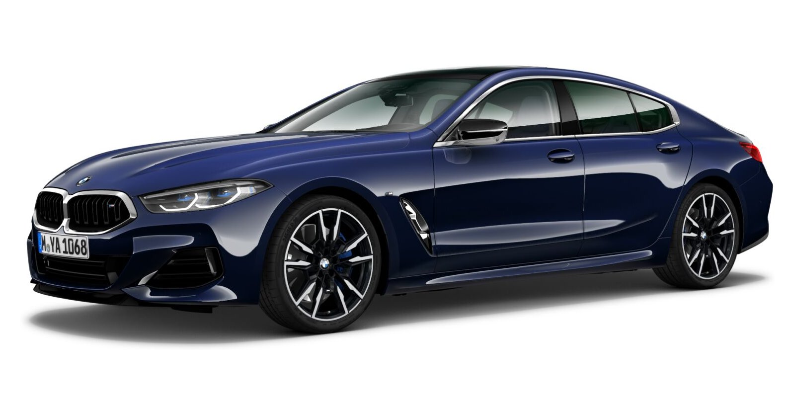 BMW BMW 8er in Blau von vorne BMW BMW 8er in Blau von vorne
