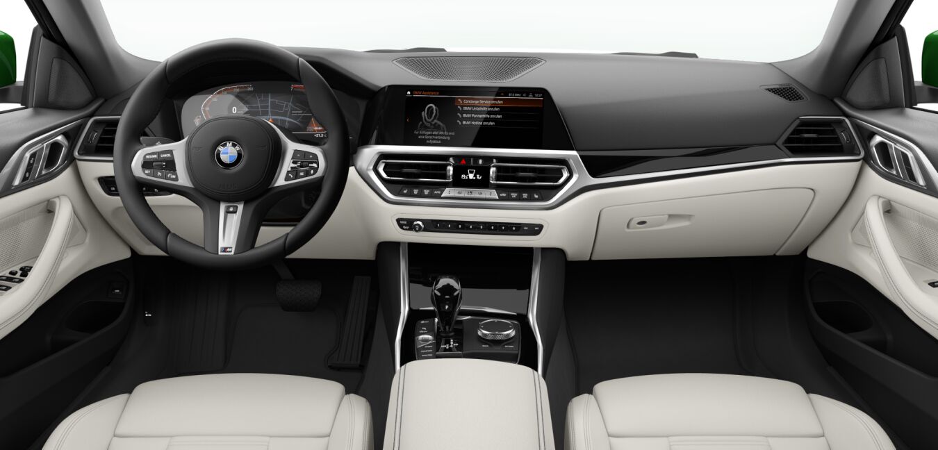 BMW BMW 4er im Innenraum von vorne BMW BMW 4er im Innenraum von vorne