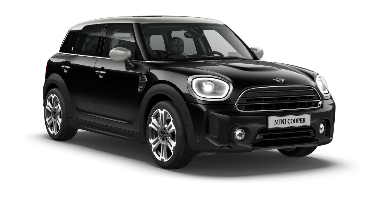 MINI Cooper Countryman in Schwarz von vorne