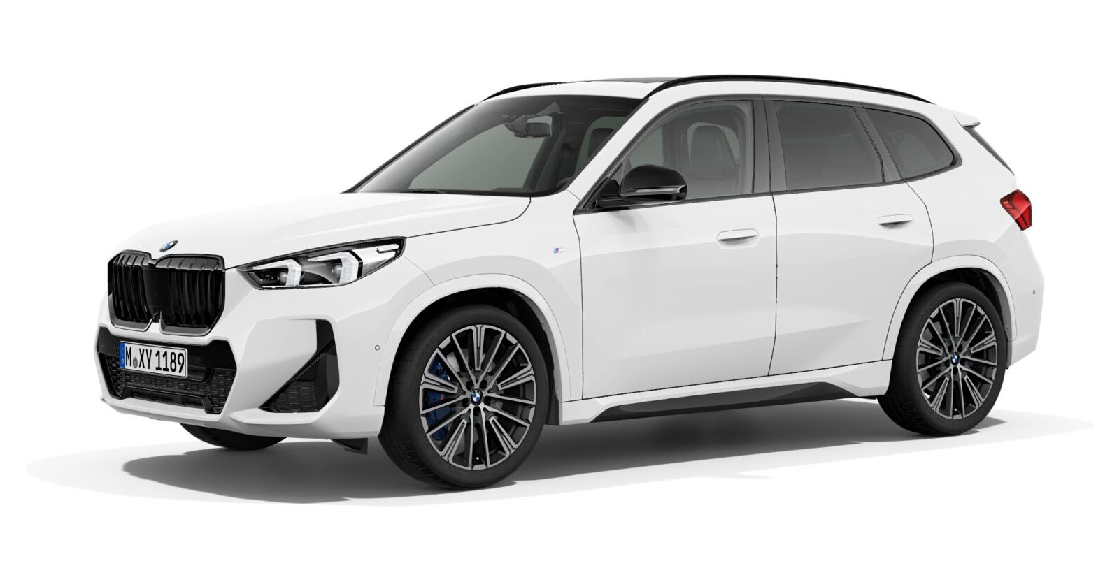 BMW X1 xDrive23i in Weiß von vorne