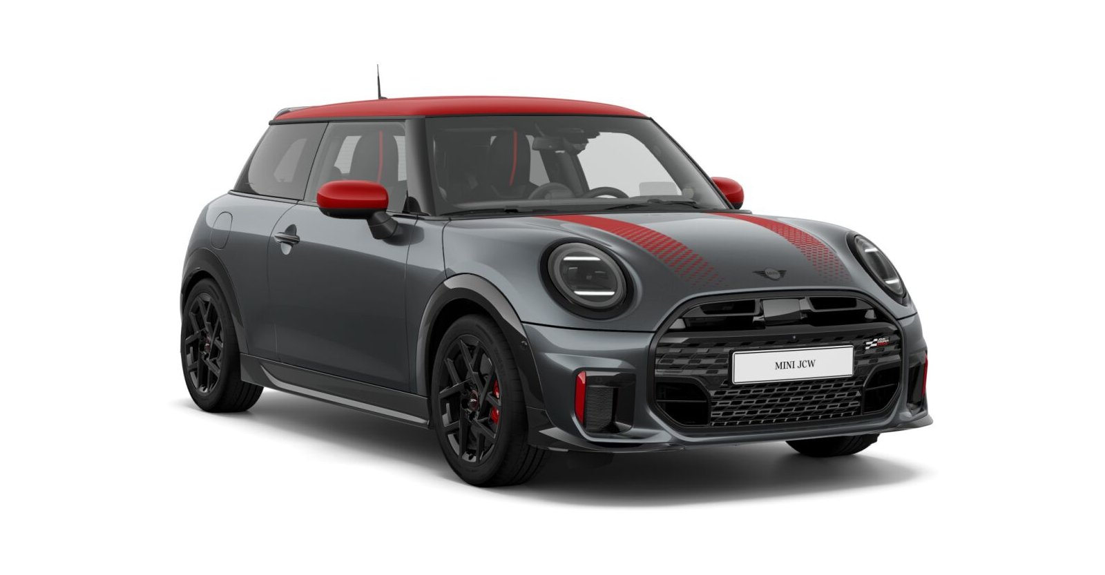 MINI John Cooper Works in Grau von vorne