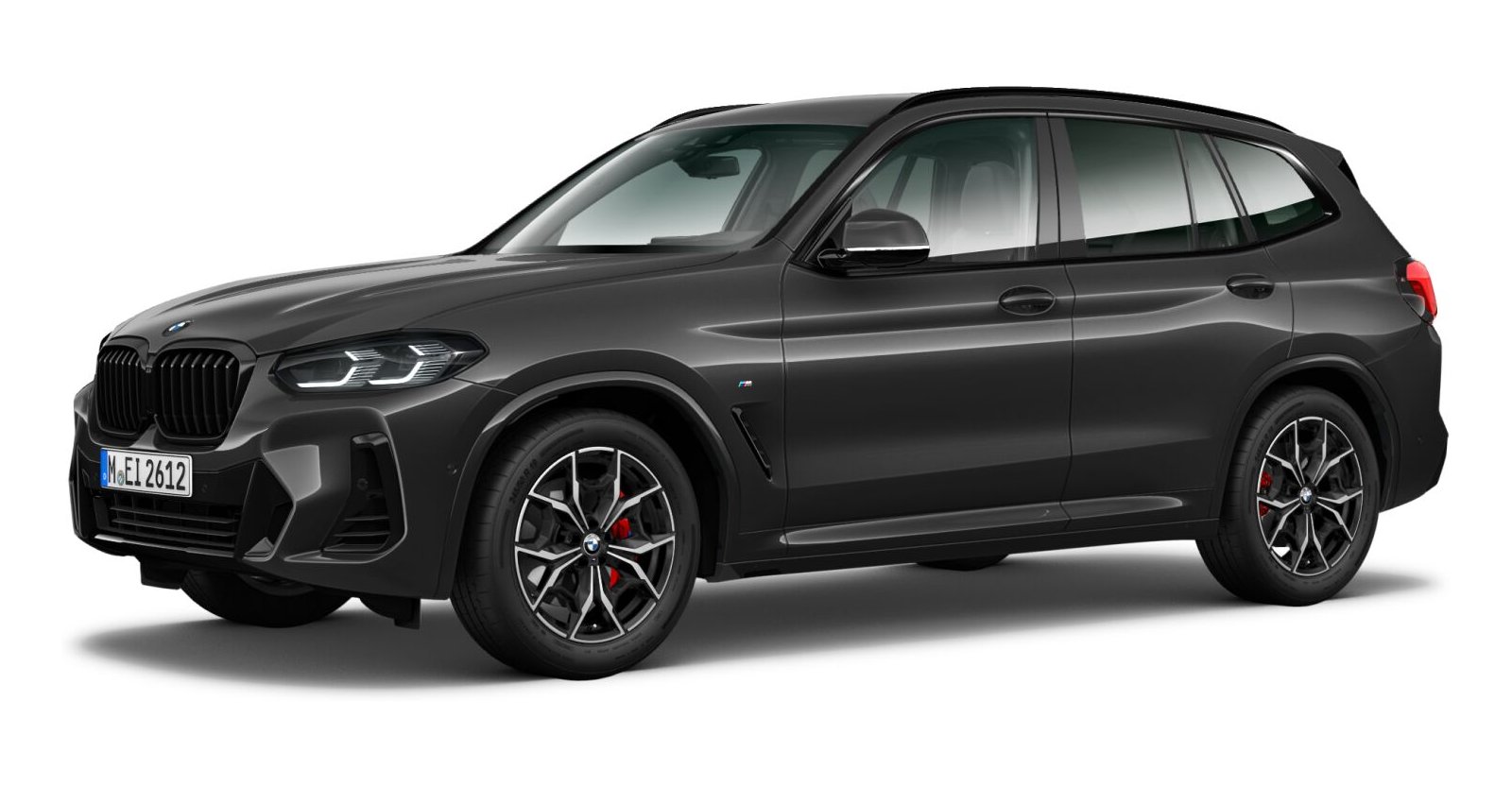 BMW X3 xDrive 30d in Grau von vorne