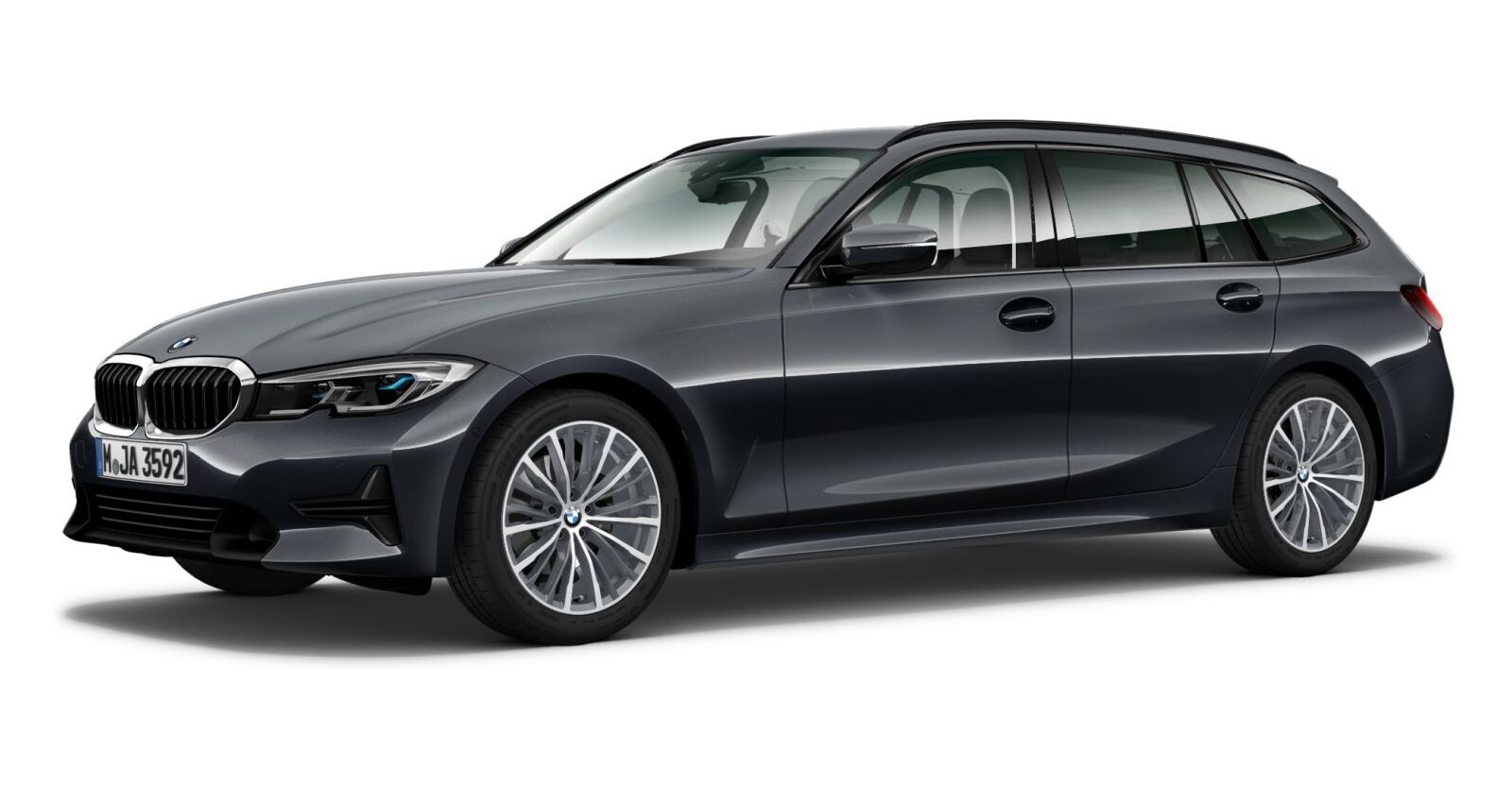 BMW BMW 3er in Grau von vorne BMW BMW 3er in Grau von vorne