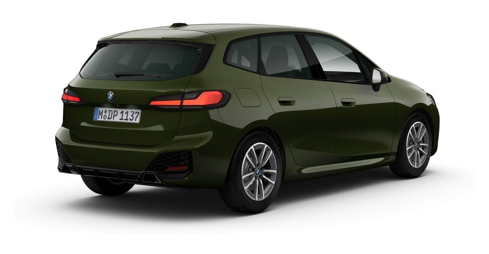 BMW BMW 2er in Grün von hinten BMW BMW 2er in Grün von hinten