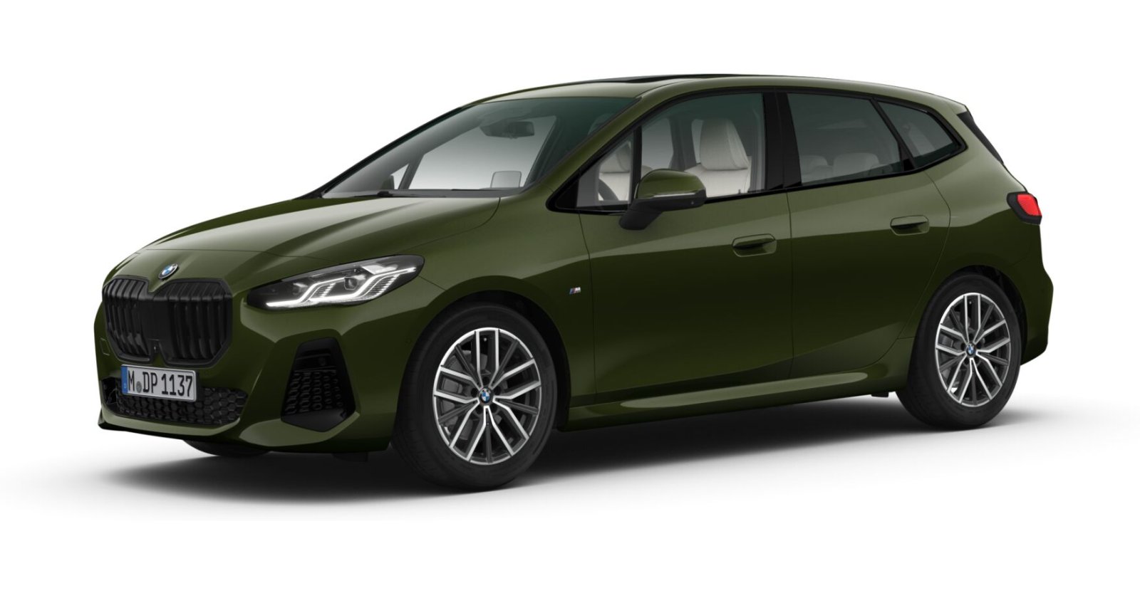 BMW BMW 2er in Grün von vorne BMW BMW 2er in Grün von vorne
