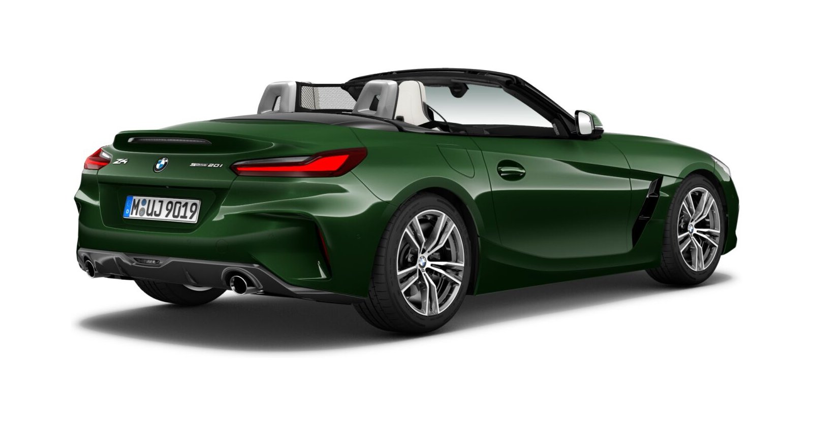 BMW BMW Z in Grün von hinten BMW BMW Z in Grün von hinten