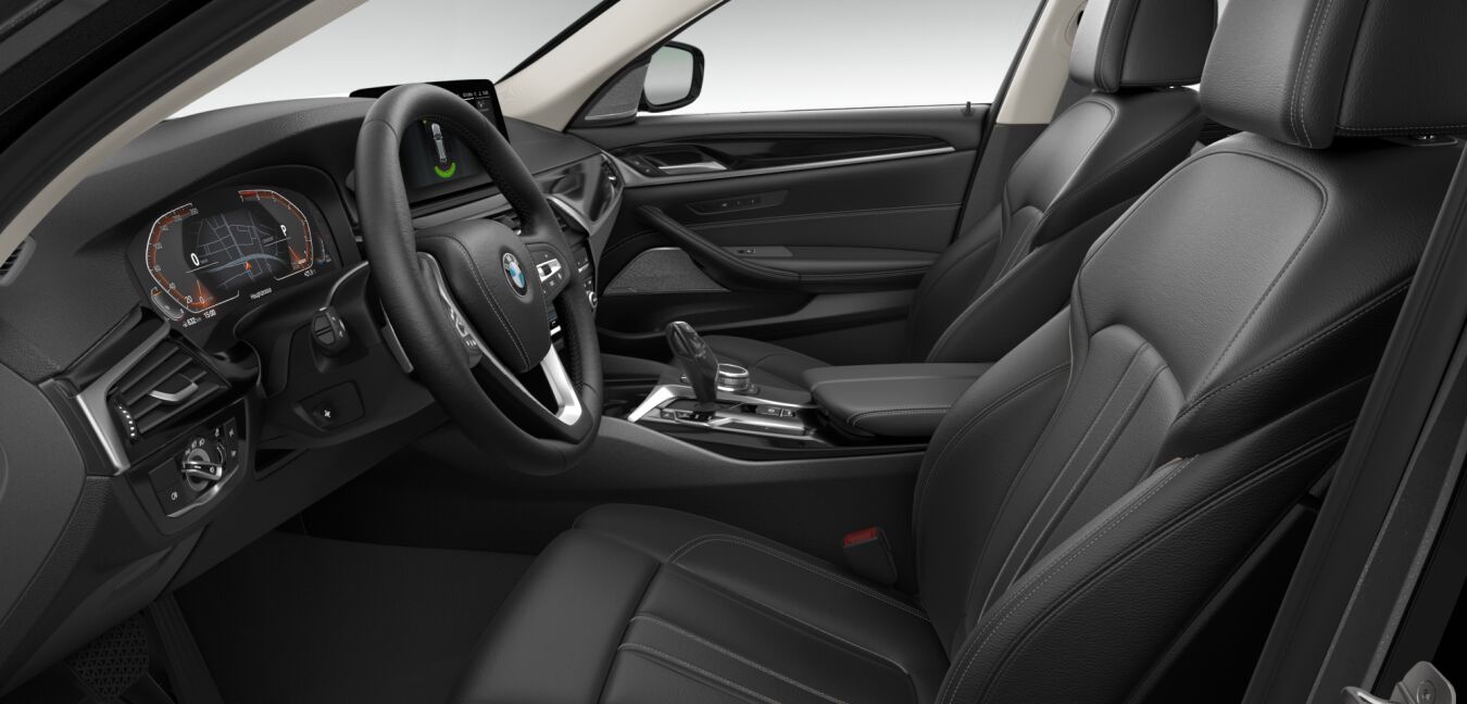 BMW BMW 5er im Innenraum seitlich